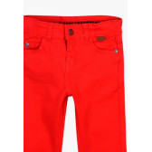 Κόκκινο παντελόνι για κορίτσι Boboli 64889 3