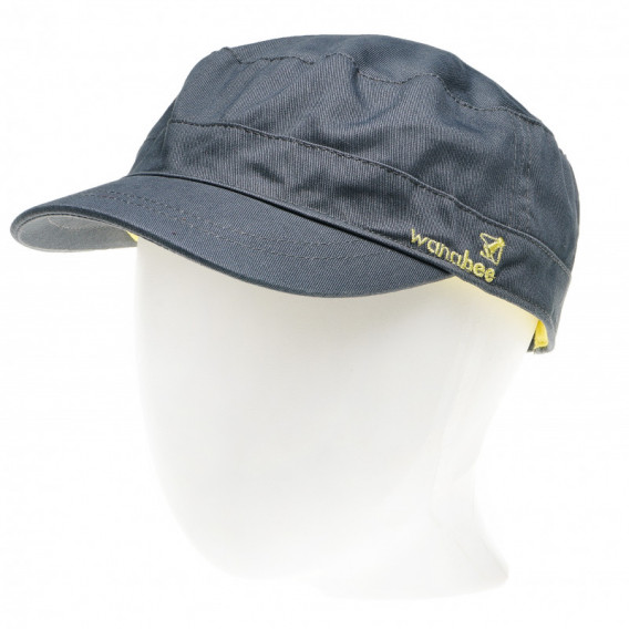 Βαμβακερό καπέλο με γείσο και λογότυπο της μάρκας στην κάτω πλευρά, για αγόρι Wanabee 65014 