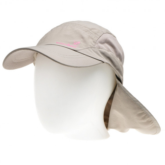 Μπεζ καπέλο με γείσο για αγόρια Wanabee 65069 