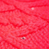 Roxy πλεκτό κασκόλ για κορίτσια σε ροζ χρώμα Roxy 66314 3