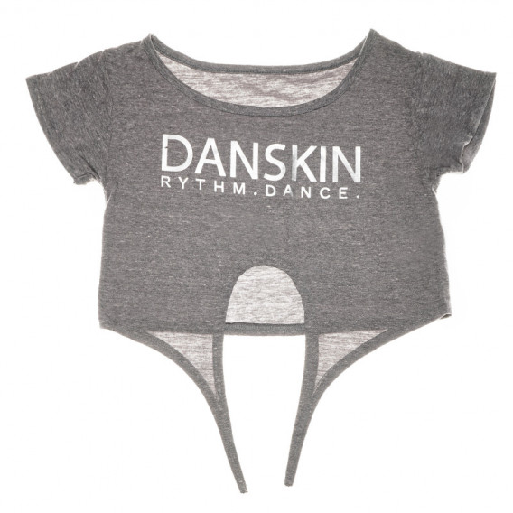 Κοντομάνικη μπλούζα για κορίτσια με κορδόνι Danskin 66506 