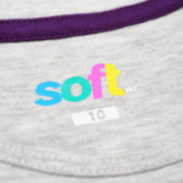 Κοντομάνικη μπλούζα για κορίτσι Soft 66953 4