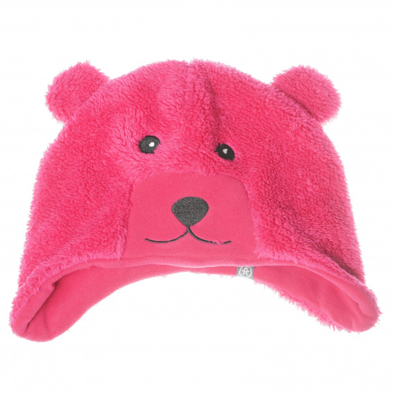 Καπέλο χειμωνιάτικο αρκουδάκι για κορίτσι COLOR KIDS 68700 