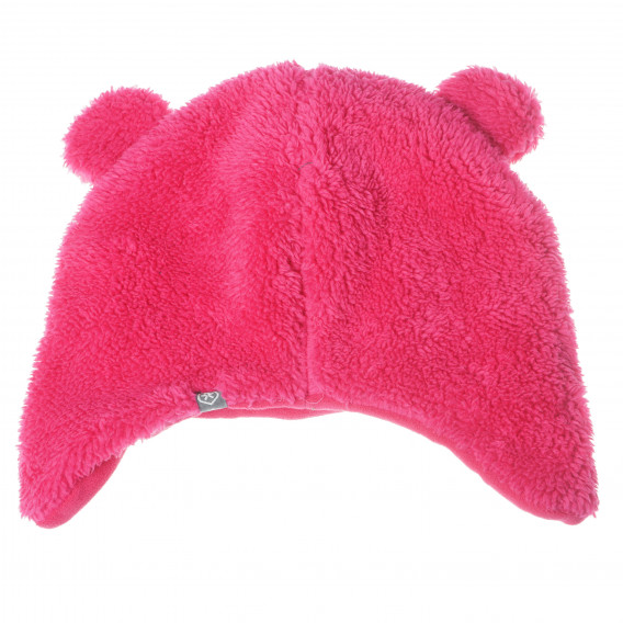 Καπέλο χειμωνιάτικο αρκουδάκι για κορίτσι COLOR KIDS 68703 4