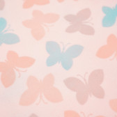 Υπνόσακος για κορίτσια από οργανικό βαμβάκι, με τύπωμα πεταλούδες NINI 68872 4