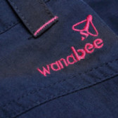 Μακρύ σκούρο μπλε αθλητικό παντελόνι για ένα κορίτσι Wanabee 69289 6