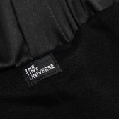 Παντελόνι σε μαύρο χρώμα με μεταξωτή κορδέλα για αγοράκι The Tiny Universe 69449 3