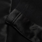 Παντελόνι σε μαύρο χρώμα με μεταξωτή κορδέλα για αγοράκι The Tiny Universe 69450 4