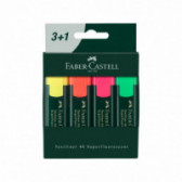 Μαρκαδορακια 3 + 1 ΧΡΩΜΑ Faber Castell 70356 