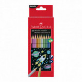 10 μολύβια σε μεταλλικά χρώματα  Faber Castell 70384 