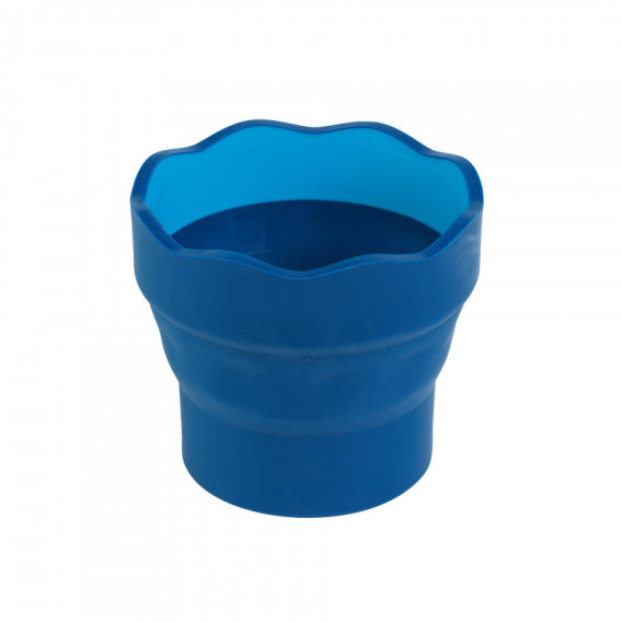 Πτυσσόμενο δοχείο βαφής σε μπλε χρώμα Faber Castell 70438 