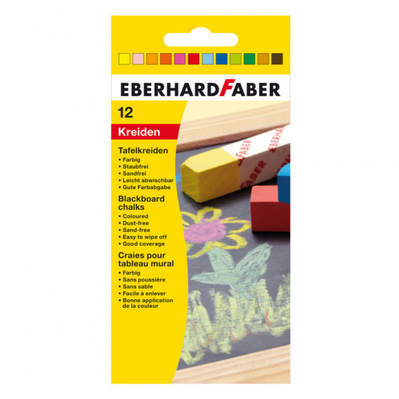  Κιμωλίες σε 12 χρώματα Eberhard Faber 70465 