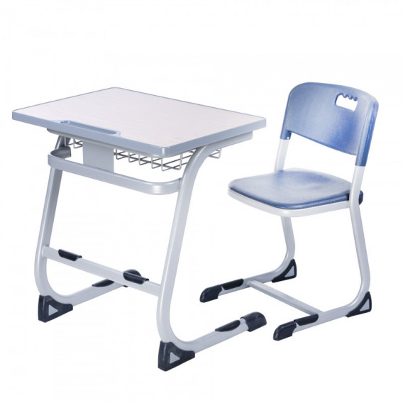 Σχολικές καρέκλες και τραπέζια σε γκρι χρώμα για τις τάξεις V έως XII Real Feel Good 71391 