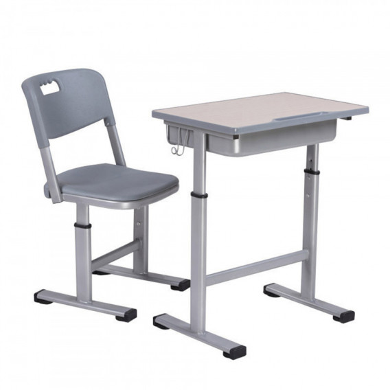 RFG Θρανίο και καρέκλα Ρυθμιζόμενα ERGO SCHOOL Γκρι (κατάλληλα για μαθητές στο Δημοτικό και το Γυμνάσιο) Real Feel Good 71396 
