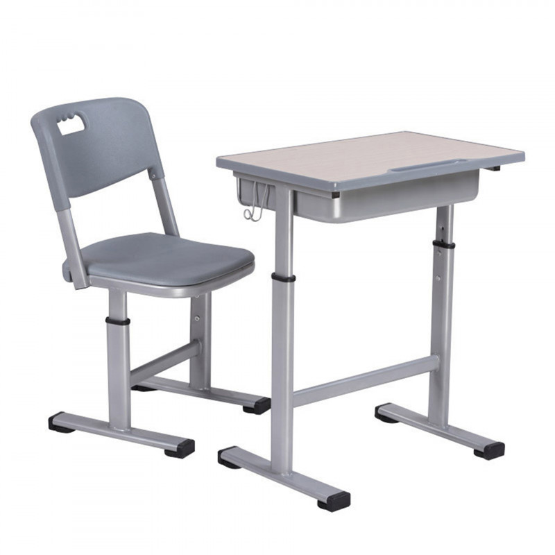 RFG Θρανίο και καρέκλα Ρυθμιζόμενα ERGO SCHOOL Γκρι (κατάλληλα για μαθητές στο Δημοτικό και το Γυμνάσιο)  71396
