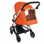 BIANCHI Baby καρότσι με ελβετική κατασκευή και σχέδιο, πορτοκαλί ZIZITO 72072 5