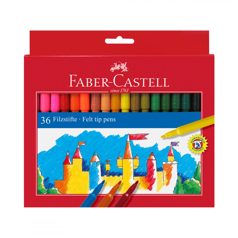 Felt-Tip στυλό, 36 χρώματα  72494