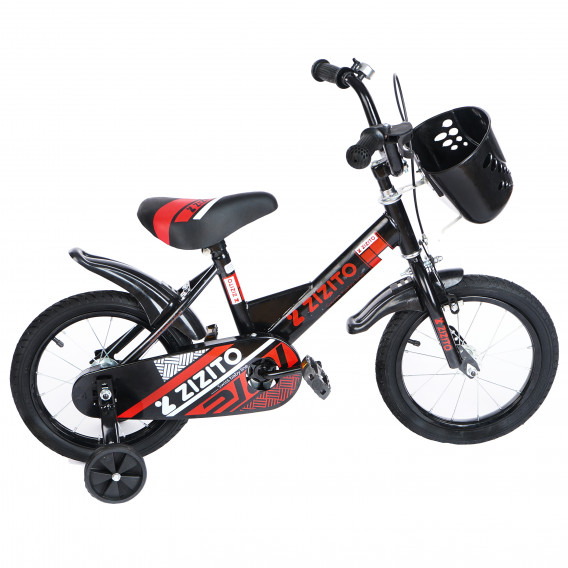 Anais 14 παιδικό ποδήλατο σε μαύρο χρώμα ZIZITO 72821 11