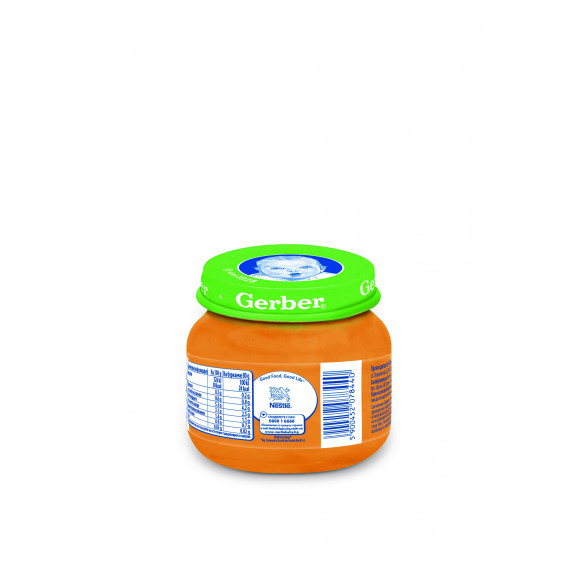Κολοκύθα πουρές Nestle Gerber, 6+ μήνες, βάζο 80 g. Gerber 73020 2