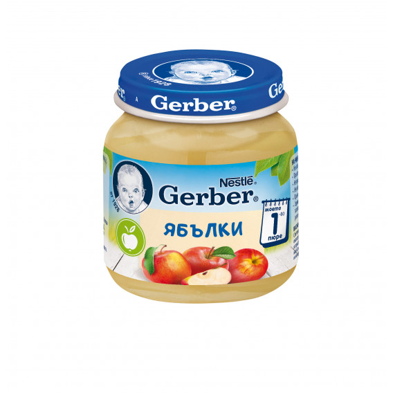Πουρές μήλου Nestle Gerber, 6+ μηνών, βάζο 125 γρ. Gerber Πουρές μήλου Nestle Gerber, 6+ μηνών, βάζο 125 γρ. Gerber 73075