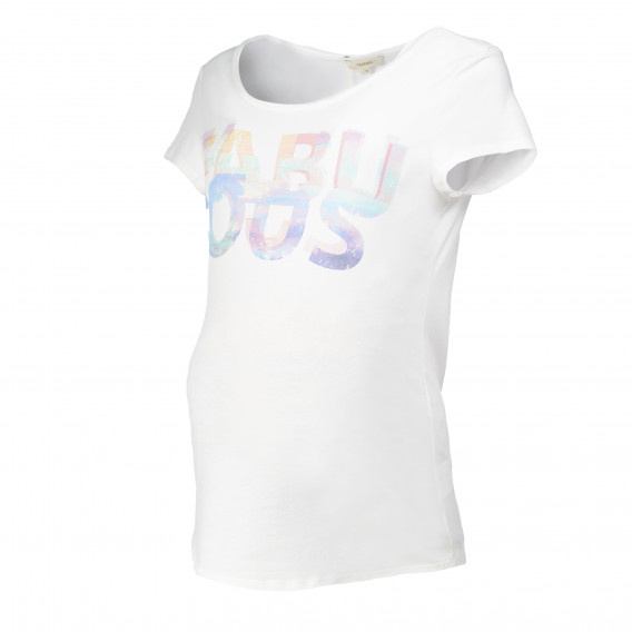 Κοντομάνικη μπλούζα με γράμματα, για έγκυες γυναίκες. Noppies 73268 