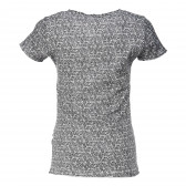 Κοντομάνικη μπλούζα για έγκυες γυναίκες σε γκρι χρώμα με διακριτικό σχέδιο Bellybutton 73326 2