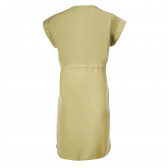 Κοντομάνικο πράσινο φόρεμα για έγκυες γυναίκες Bebefield 73470 2