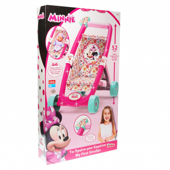 Καρότσιγια κούκλες Minnie για κορίτσι Bildo 74402 
