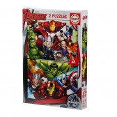 2-σε-1 48-Κομμάτια Παιδικό Avengers Puzzle Avengers 75051 2