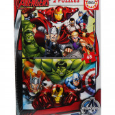 2-σε-1 48-Κομμάτια Παιδικό Avengers Puzzle Avengers 75053 4