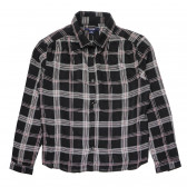 Μαύρο, μακρυμάνικο πουκάμισο με κουμπιά, για αγόρι KIABI 75452 