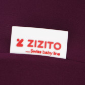Baby καρότσι BELINDA 3 σε 1 με ελβετική κατασκευή και σχεδίαση, μωβ ZIZITO 75556 14