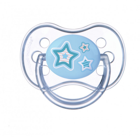 Πιπίλα για νεογέννητο μωρό, 0-6 μήνες, 1 τεμ. με αστέρια Canpol 75915 