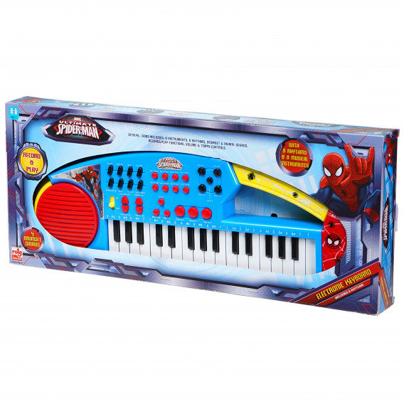 Παιδικό ηλεκτρονικό πιάνο με 32 πλήκτρα Spiderman 76465 2