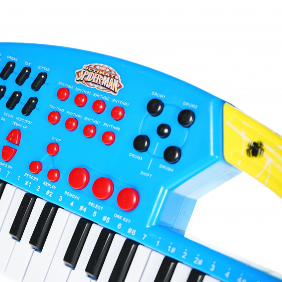 Παιδικό ηλεκτρονικό πιάνο με 32 πλήκτρα Spiderman 76468 5