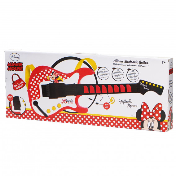 Παιδική ηλεκτρονική κιθάρα με μικρόφωνο σχεδιασμένο με Mini Mouse Minnie Mouse 76572 2