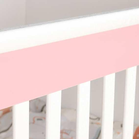 Βρεφική κούνια, Lady - μετατρέψιμη, ροζ Dizain Baby 76750 10