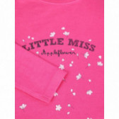 Ροζ βαμβακερή μπλούζα για κορίτσι Name it 76952 2