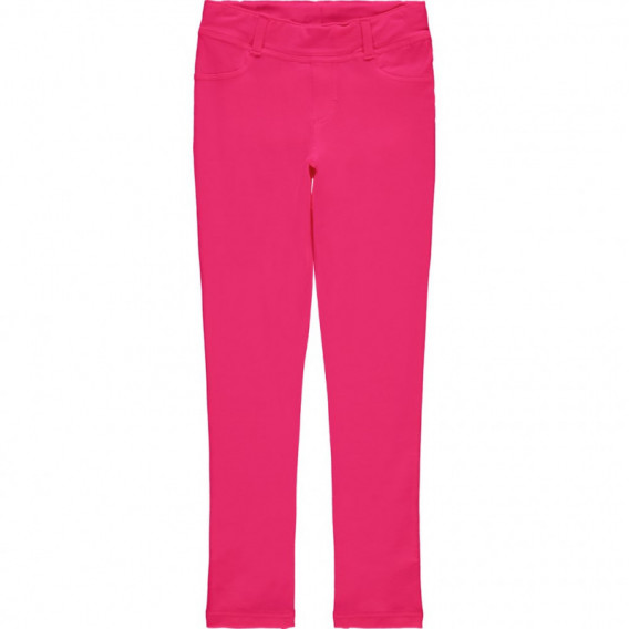 Βαμβακερό παντελόνι σε ροζ χρώμα για κορίτσι Name it 76969 