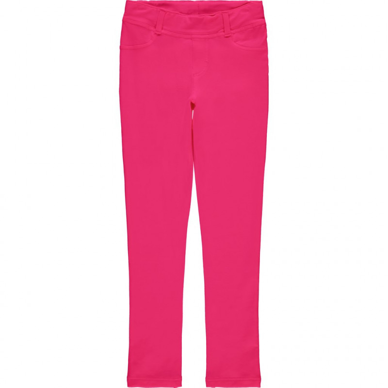 Βαμβακερό παντελόνι σε ροζ χρώμα για κορίτσι  76969
