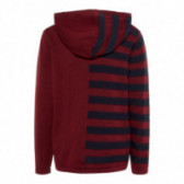 Βαμβακερό πουλόβερ με κουκούλα σε κόκκινο χρώμα για αγόρι Name it 77007 2