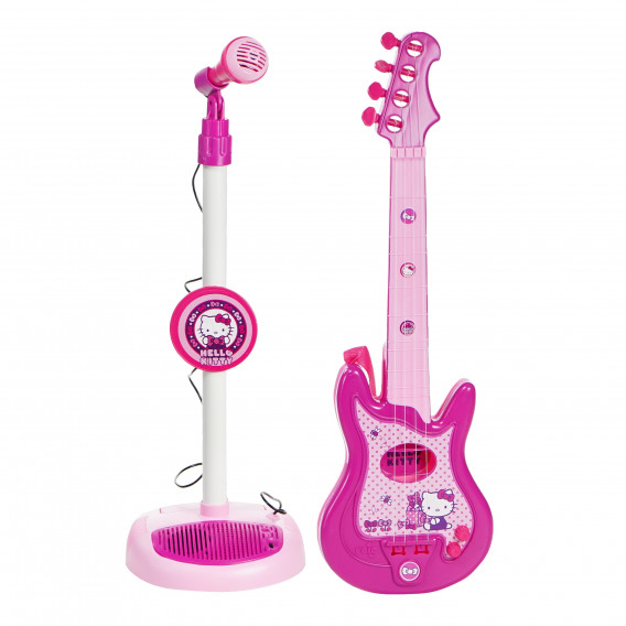 Σετ κιθάρας για παιδιά και μικρόφωνο Hello Kitty 77926 4