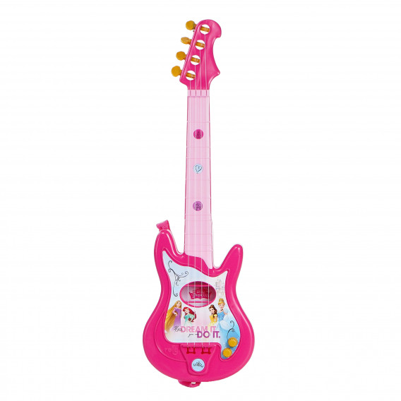 Παιδική κιθάρα και σετ μικροφώνου, ροζ χρώματος Claudio Reig 77996 3
