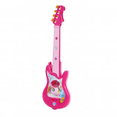 Παιδική κιθάρα και σετ μικροφώνου, ροζ χρώματος Claudio Reig 77997 4