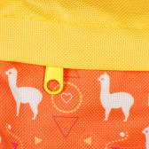 Πορτοκαλί σχολική τσάντα από πολυεστέρα για κορίτσι Arditex 78064 4