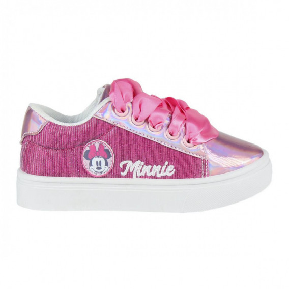 Αθλητικά παπούτσια με κορδόνια για κορίτσια γιαλιστερά Minnie Mouse 79959 1