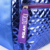 Μπλε σχολική τσάντα με ρυθμιζόμενους ιμάντες για κορίτσι LOL 80054 3