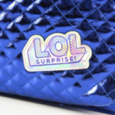 Μπλε σχολική τσάντα με ρυθμιζόμενους ιμάντες για κορίτσι LOL 80055 4