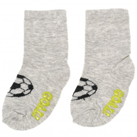 Σετ κάλτσες με μοτίβα ποδοσφαίρου για αγόρι Cool club 80212 18
