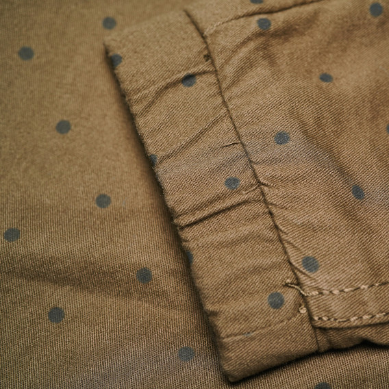 Βαμβακερό, αθλητικό παντελόνι για κορίτσι, σε χακί χρώμα Cool club 80565 5